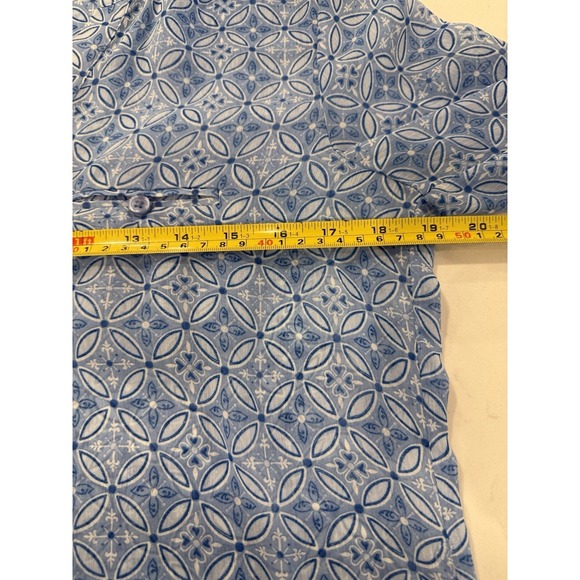 Kut from the Kloth Sheer Womens Size Small Long Sleeve Button Down V-neck Blouse - Picture 8 of 9